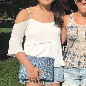 White off the shoulder blouse